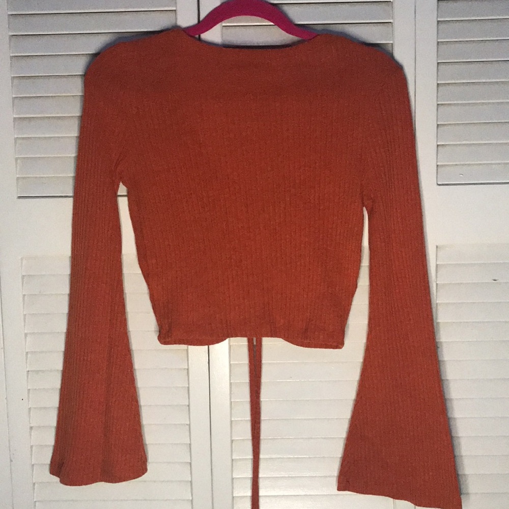 Orange Drawstring Top - Picture 5 of 5